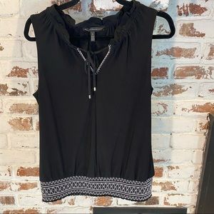 White House Black Market Womens Sleeveless Top